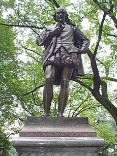 William Shakespeare Statue, Central Park, NYC