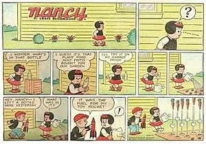 "Nancy", by Ernie Bushmiller (June 5, 1960)