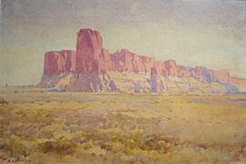 'Mesa Encantada' by William Henry Holmes, 1914, watercolor