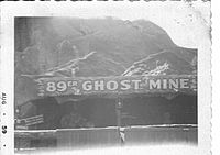 89er Ghost Mine ride at Frontier City, OK, 1959