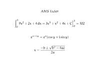 AMS Euler sample