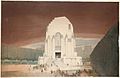 ANZAC War Memorial, Hyde Park - drawing by Charles Bruce Dellit, Architect