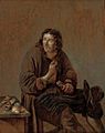 Abraham Diepraam - a cobbler at work