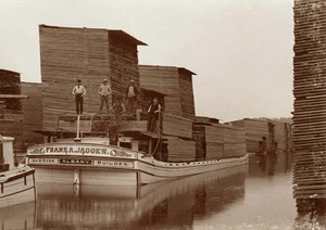 Albany Lumber Yard 1870s