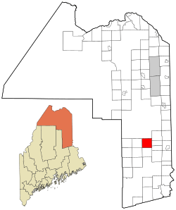 Location of Smyrna, Maine