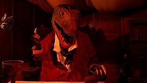 Blackgang Chine triassic club dino