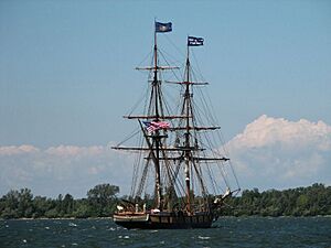 Brig Niagara on Bay