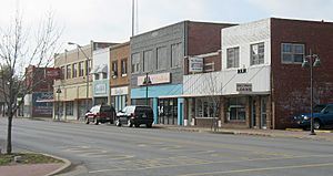 Main Street in Bristow
