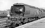 Bulleid Light Pacific passing Clapham Junction on an express, 1966 - geograph.org.uk - 4820586.jpg