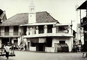 COLLECTIE TROPENMUSEUM Moskee in Soerabaja TMnr 60046659