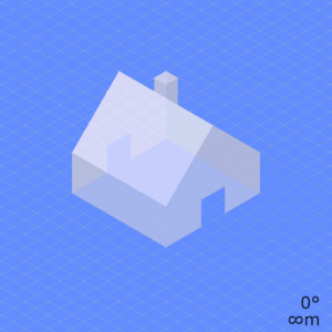 Camera focal length distance house animation