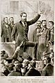 Charles Stewart Parnell at meeting