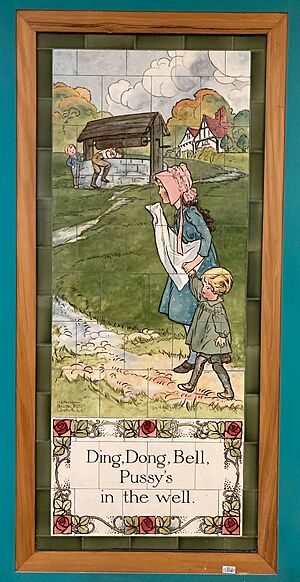 Ding dong bell - nursery rhyme tiles, Wellington Hospital