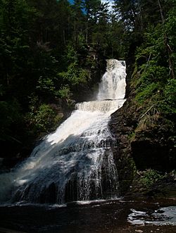 Dingmans Falls in the Delaware Water Gap National Recreation Area