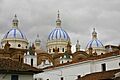 Domes of the New Cathedral in Cuenca, Ecuador