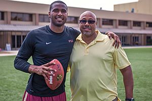 EJ Manuel and father Eric