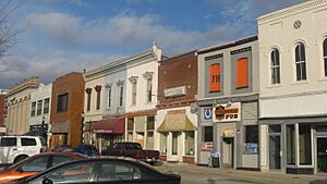 Eastern side of Courthouse Square in Martinsville