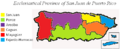 Ecclesiastical Province of San Juan map