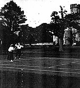 Eglinton Castle tennis court, Ayrshire