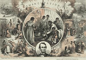 Emancipation - Th. Nast ; King & Baird, printers, 607 Sansom Street, Philadelphia. LCCN2004665360 (cropped)