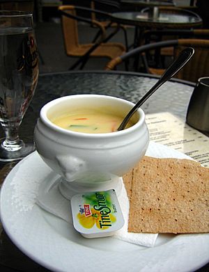 Fish soup in Bergen
