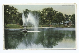 Fountain and Pond, Deering Park, Portland, Me (NYPL b12647398-75480)f