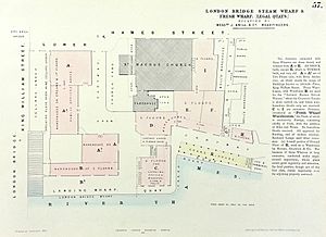 Fresh Wharf plan 1857