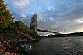 George Washington Bridge NYC full span from Hudson