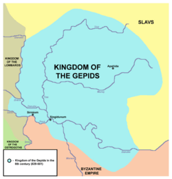 Gepid kingdom 6th century