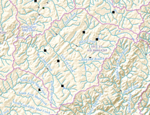 HUC 031300010205 - Hazel Creek