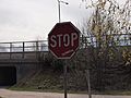 Hammertime stop sign near Espoo