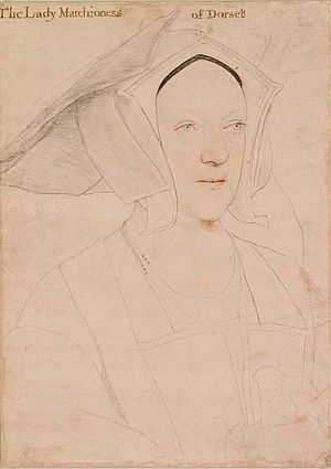 Hans Holbein the Younger - Margaret, Marchioness of Dorset RL 12209