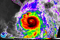 Hurricane Odile 2014 making landfall