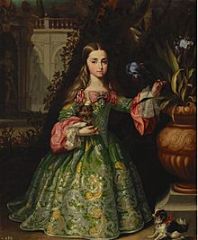 Jan van Kessel (II) (Attr.) - Portrait of Maria Nicolasa de la Cerda