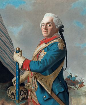 Jean-Étienne Liotard - Portret van graaf Herman Maurits van Saksen