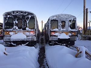 LIRR Clean Up From Blizzard (24221526059)
