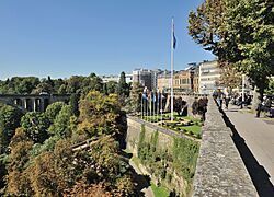 Luxembourg City fortress Petrusse valley 01