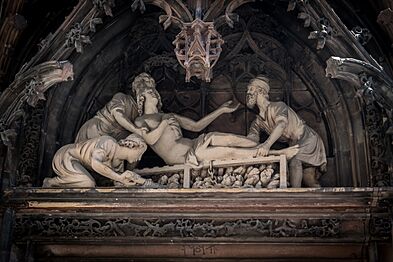 Martyr de Saint-Laurent Cathédrale Notre-Dame de Strasbourg juin 2020