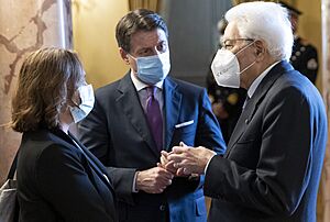 Mattarella Conte Lamorgese 2020