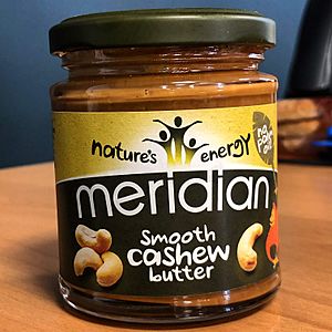 Meridian Smooth Cashew Butter Jar