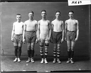 Miami University basketball team in 1917 (3199633017)