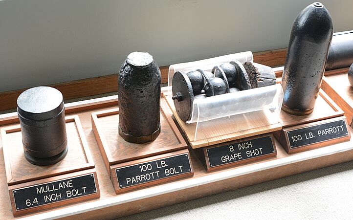 Munitions at Fort McAllister, GA, US