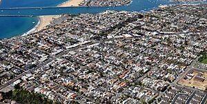 Aerial view of Corona del Mar