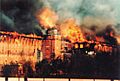 Piedmont Number One burns in 1983, Piedmont (Greenville County, South Carolina)