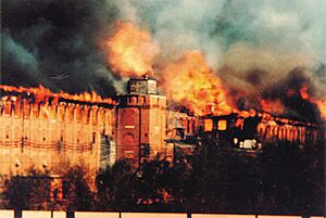Piedmont Number One burns in 1983, Piedmont (Greenville County, South Carolina)