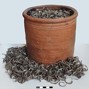 Post-medieval coin hoard of clippings (FindID 886014)
