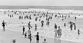 Queensland State Archives 1165 Surfing at Southport December 1930