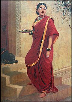 Raja Ravi Varma, Lady Going for Pooja