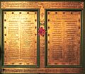 Rood Screen WWI Memorial St Michael and All Angels Bedford Park