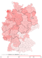 SPD Atlas zur Bundestagswahl 2021 in Deutschland